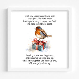Remember Me Robin Printed Frame Design 7