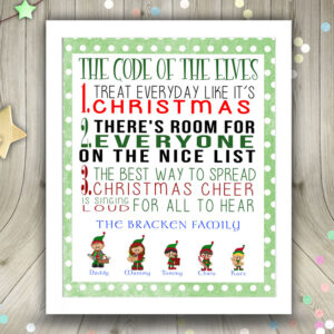 Framed Print - Code of the Elves