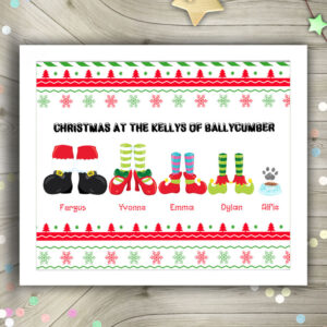 Framed Print - Christmas Feet